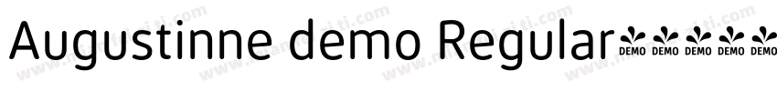 Augustinne demo Regular字体转换